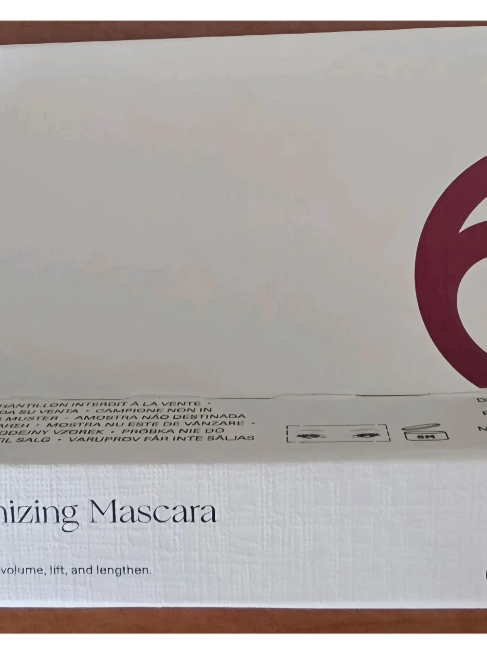 Rare Beauty Mascara in White and Burgundy Packaging